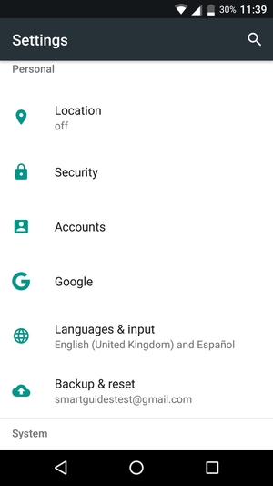 To change the PIN for the SIM card, go to the Settings menu and select Security