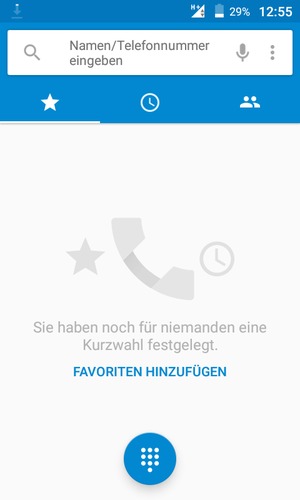 Wählen Sie Tastenfeld