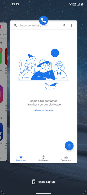 Deslice las aplicaciones hacia arriba para cerrarlas