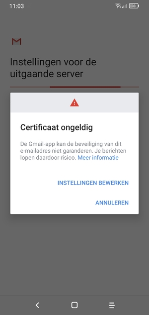 Selecteer INSTELLINGEN BEWERKEN