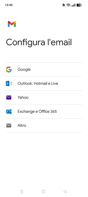 Seleziona Google