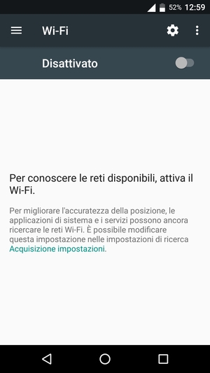 Attiva Wi-Fi