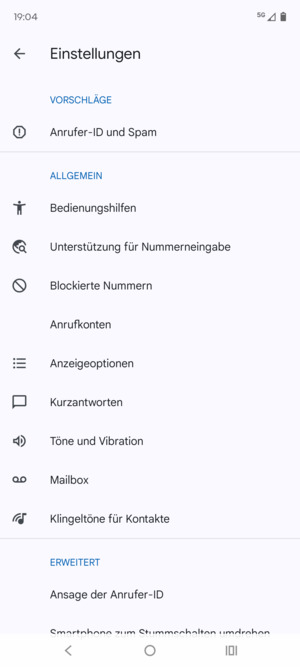 Wählen Sie Mailbox