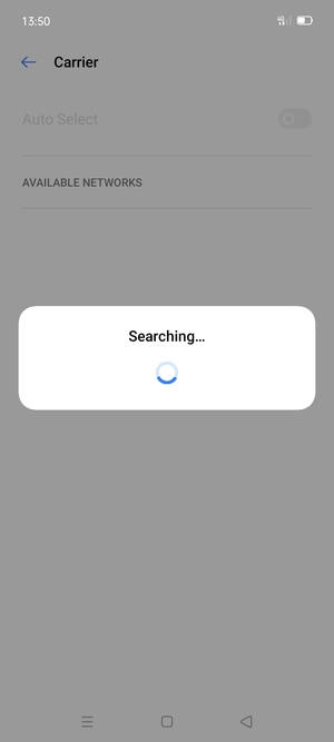 Wait for the search to finish