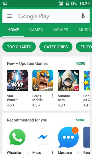 Select the Search bar
