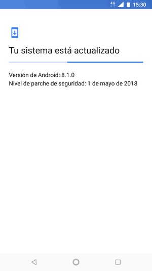 Espere a que la búsqueda termine