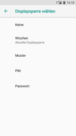 Wählen Sie Muster