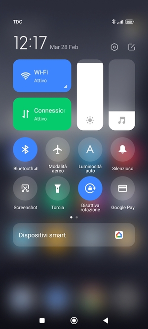 Disattiva Wi-Fi e Bluetooth