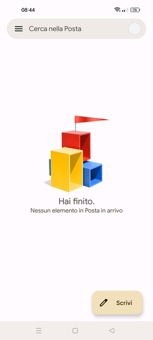 Il tuo account è pronto per l'uso