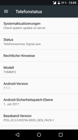 Wählen Sie Systemaktualisierungen