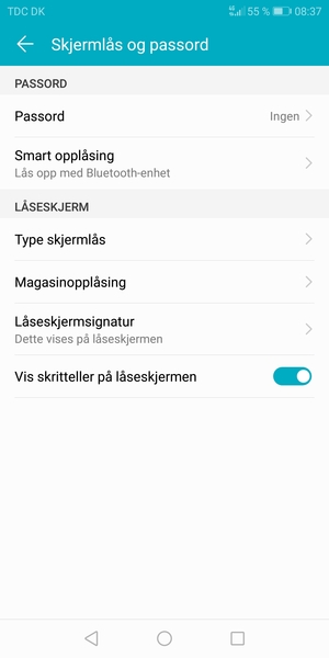 Velg Passord