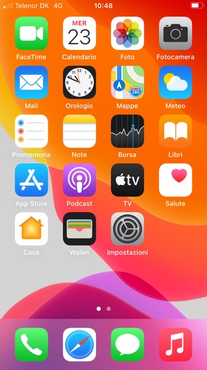 Seleziona Impostazioni