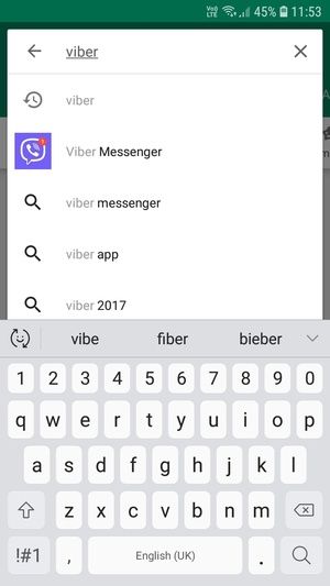 Inserisci il nome dell'app e seleziona Ricerca
