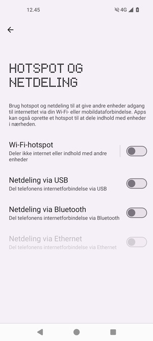 Vælg Wi-Fi-hotspot
