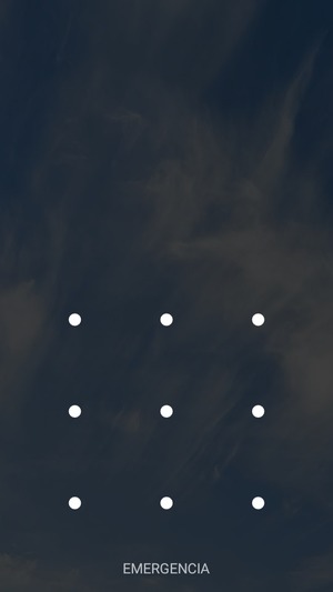 El teléfono ha sido asegurado con un bloqueo de pantalla