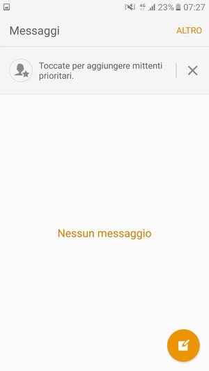 Seleziona ALTRO