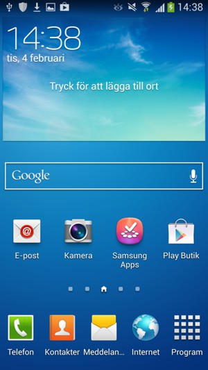 Välj Program