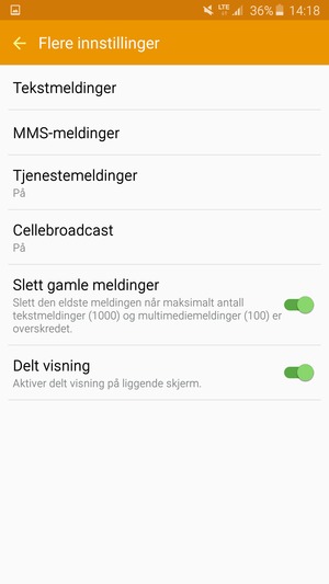 Velg Tekstmeldinger
