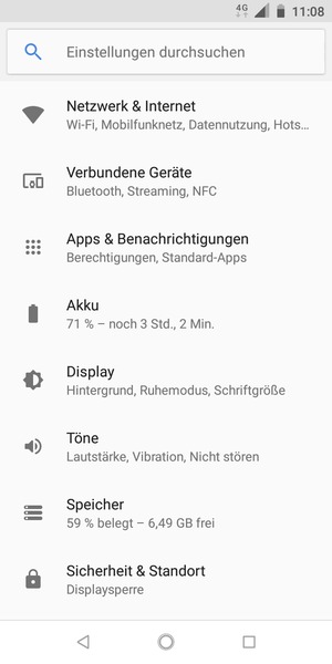 Wählen Sie Netzwerk & Internet
