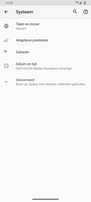 Selecteer Geavanceerd