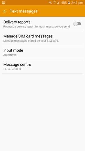 Select Message centre