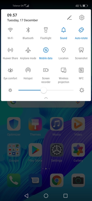Select the Settings button