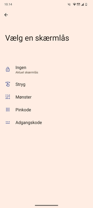 Vælg Mønster