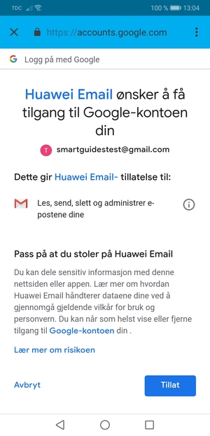 Velg Tillat