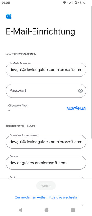 Geben Sie Ihre Passwort ein