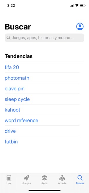 Seleccione la barra de Búsqueda