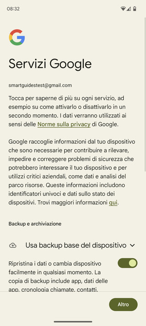 Seleziona Altro