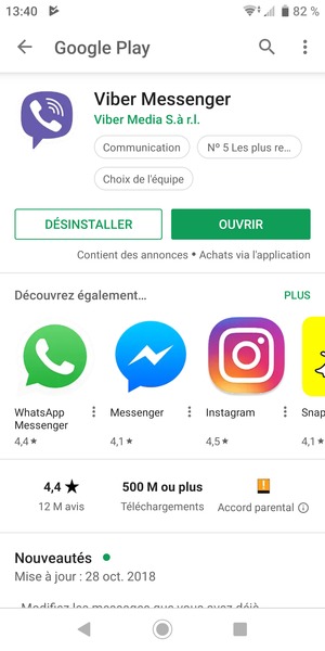 Sélectionnez OUVRIR