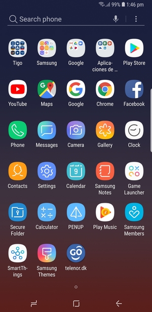 Select Settings