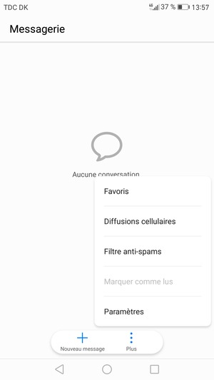 Sélectionnez Paramètres