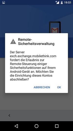 Wählen Sie OK