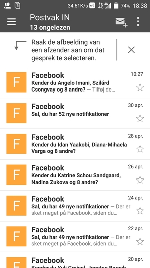 Uw Gmail/Hotmail is klaar voor gebruik