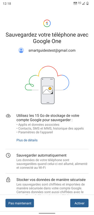 Sélectionnez Activer