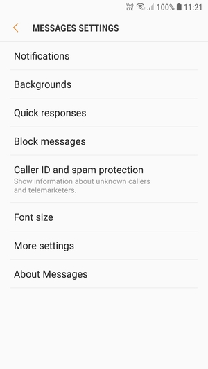 Select More settings