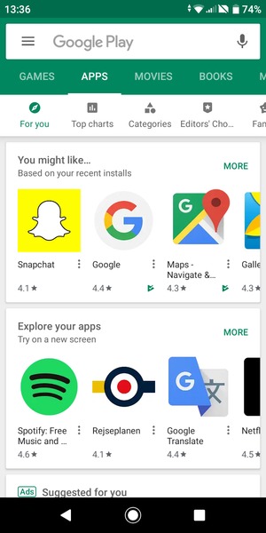 Select the Search bar