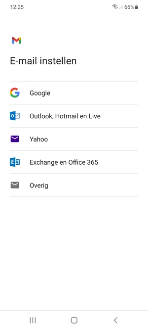 Selecteer Google