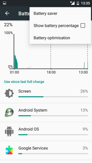 Select Battery saver
