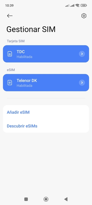 Su eSIM ya ha sido activado