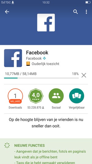 Wacht tot het installatieproces beëindigd is