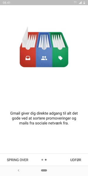 Vælg UDFØR