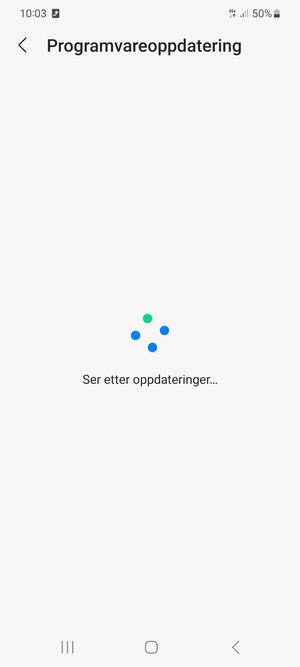 Vent til søket er ferdig