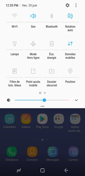 Sélectionnez Éco. énergie