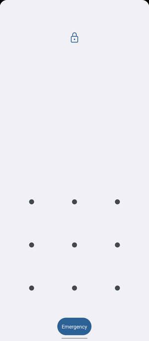 Your phone is now secure with a screen lock