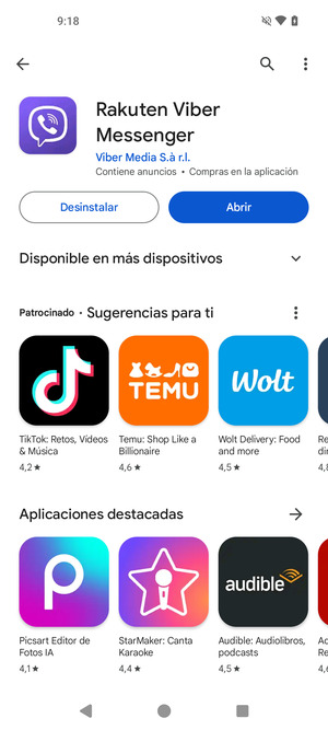 Seleccione Abrir