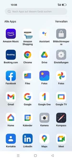 Wählen Sie Kontakte