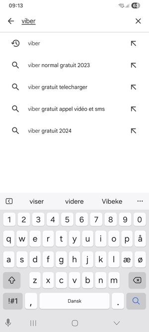 Saisissez le nom de l'appli et sélectionnez Rechercher
